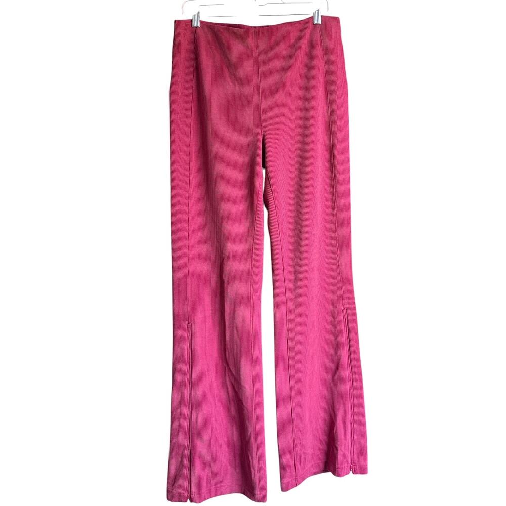 Lululemon Ribbed SOFTSTREME Zip Flared Pant Sz 12 33"
